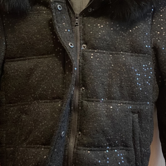 Alice and Olivia Sequin/Sparkly Winter Coat - Picture 4 of 10